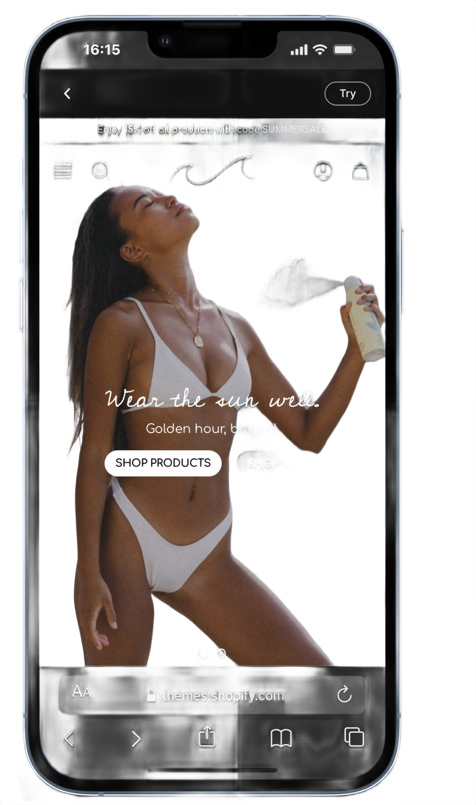 Broadcast Theme Amplify Preset - Bold Beach/Lifestyle Layout