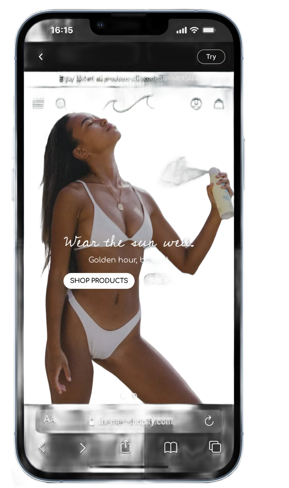 Broadcast Theme Amplify Preset - Bold Beach/Lifestyle Layout