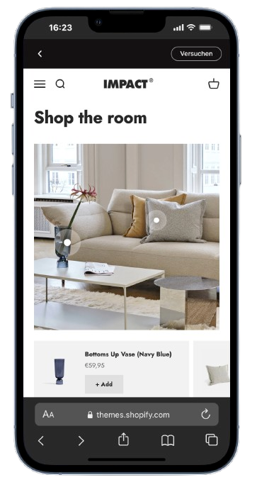 Impact Theme Cocoon Style - Warm layouts for interior and home decor shops