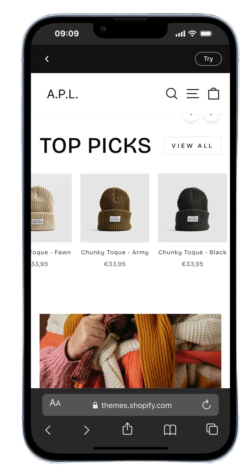Dune Preset Shopify