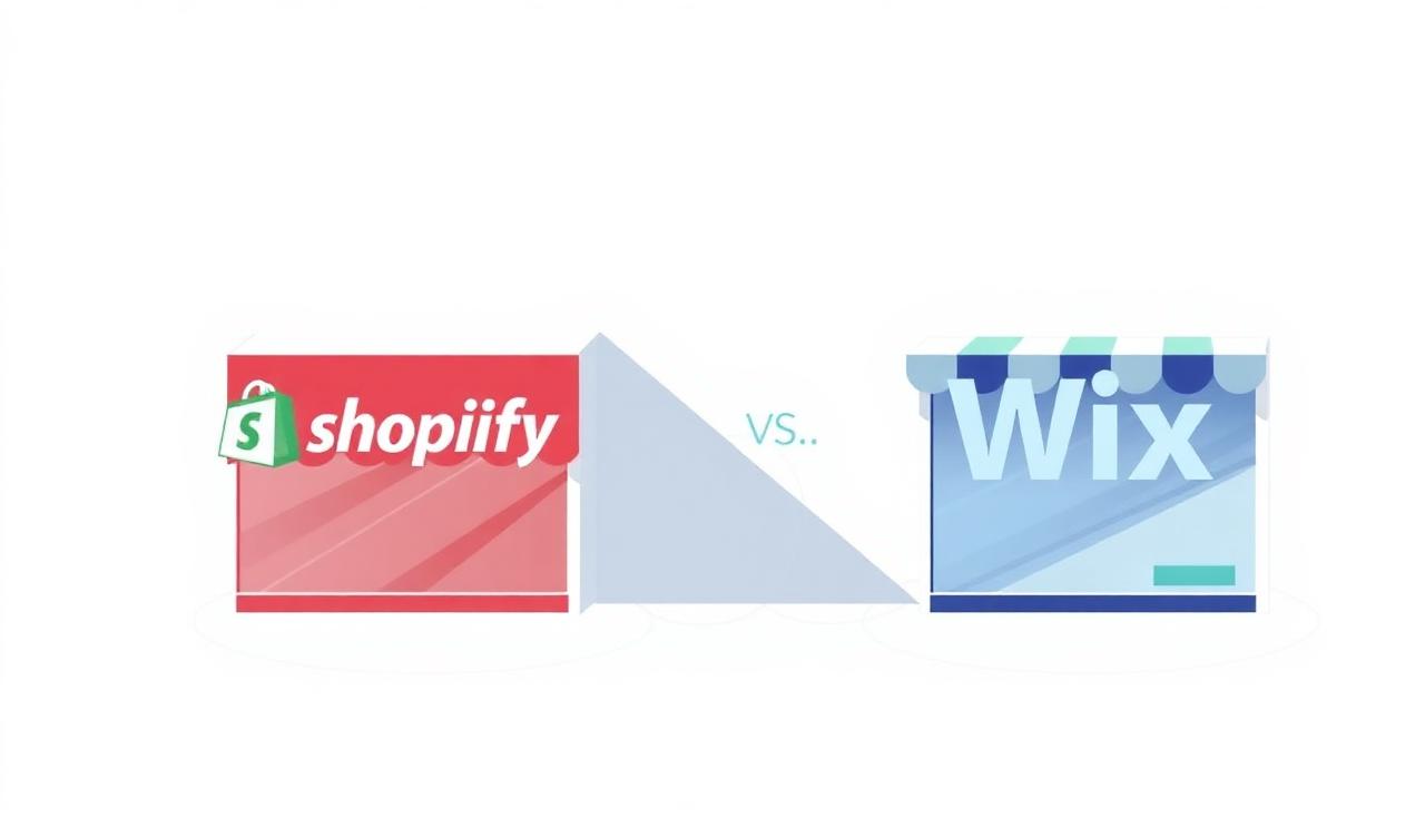 Shopify vs. Wix comparison for online shops